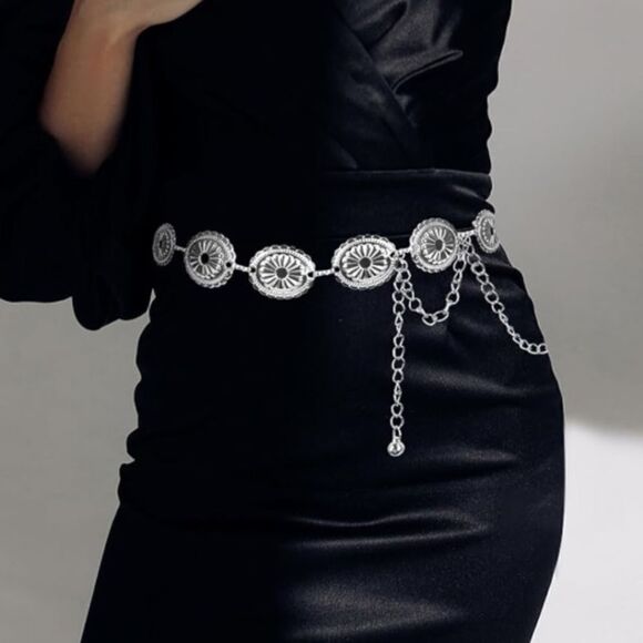Boho Western Chain Belt - Picture 1 of 7